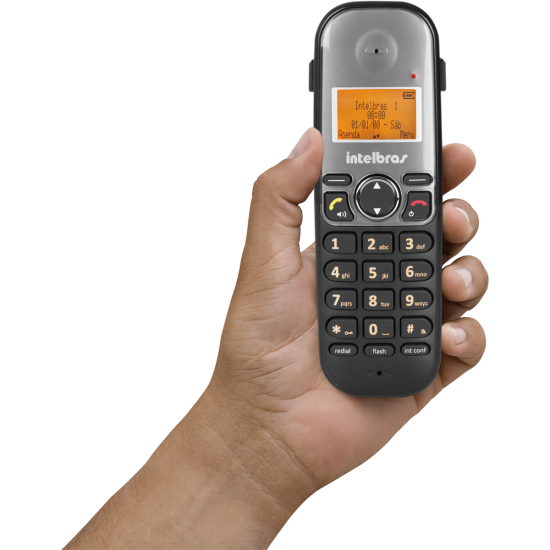 Telefone sem fio digital com dois ramais adicionais - TS 5123