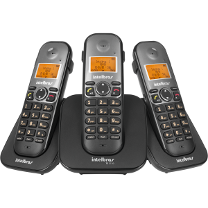 Telefone sem fio digital com dois ramais adicionais - TS 5123
