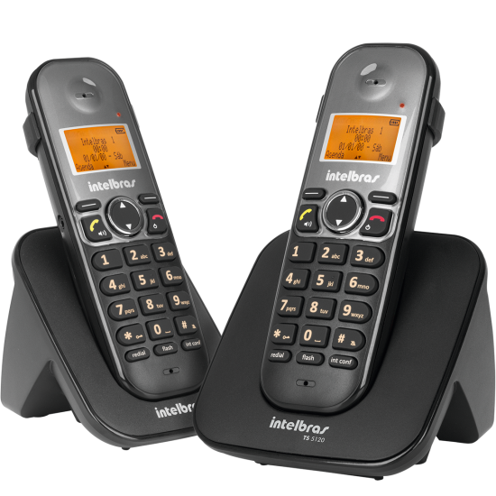 Telefone sem fio digital com ramal adicional - TS 5122