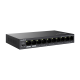Switch 10 portas fast ethernet com 8 portas PoE+ - S1010F-P Switch 10 portas fast ethernet com 8 portas PoE+ - S1010F-P