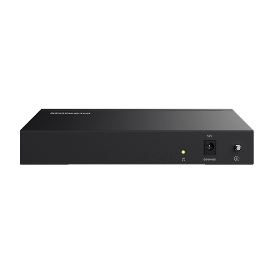 Switch 10 portas fast ethernet com 8 portas PoE+ - S1010F-P Switch 10 portas fast ethernet com 8 portas PoE+ - S1010F-P