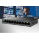 Switch 10 portas fast ethernet com 8 portas PoE+ - S1010F-P Switch 10 portas fast ethernet com 8 portas PoE+ - S1010F-P