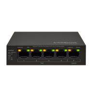 Switch 5 portas Fast Ethernet com 4 portas PoE - SF 500 PoE