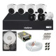 Kit Cftv 6 Câmeras Segurança 1 Mega Dvr Intelbras Mhdx 1108