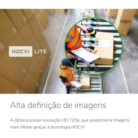 Kit Cftv 6 Câmeras Segurança 1 Mega Dvr Intelbras Mhdx 1108