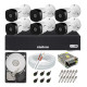 Kit Cftv 6 Câmeras Multi Hd Dvr 8 Canais Intelbras 1108