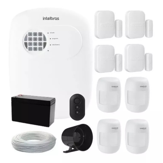 Kit alarme 8 sensores